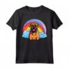 Carino Boerboel Rainbow Cloud South African Mastiff Puppy Dog Maglietta - Felicità tra le Nuvole - Ideale per Amanti dei Cani e Proprietari di Boerboel
