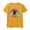 Carino Boerboel Rainbow Cloud South African Mastiff Puppy Dog Maglietta - Felicità tra le Nuvole - Ideale per Amanti dei Cani e Proprietari di Boerboel