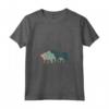 Donna Cane Mamma & Papà Silhouette - Vintage Boerboel Maglietta con Collo a V - Ideale come Regalo per Amanti dei Cani - Acquista Online Maglietta Boerboel