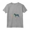 Donna Cane Mamma & Papà Silhouette - Vintage Boerboel Maglietta con Collo a V - Ideale come Regalo per Amanti dei Cani - Acquista Online Maglietta Boerboel