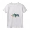 Donna Cane Mamma & Papà Silhouette - Vintage Boerboel Maglietta con Collo a V - Ideale come Regalo per Amanti dei Cani - Acquista Online Maglietta Boerboel