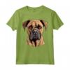 Carino Boerboel Viso Cartoon - Sud Africano Mastino Amante Del Cane Maglietta - Ideale per Proprietari e Addestratori di Boerboel