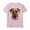 Carino Boerboel Viso Cartoon - Sud Africano Mastino Amante Del Cane Maglietta - Ideale per Proprietari e Addestratori di Boerboel
