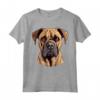Carino Boerboel Viso Cartoon - Sud Africano Mastino Amante Del Cane Maglietta - Ideale per Proprietari e Addestratori di Boerboel