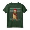 Ugly Christmas Boerboel Natale Maglietta - Design Divertente per Amanti dei Cani - Ideale Regalo Natalizio