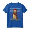 Ugly Christmas Boerboel Natale Maglietta - Design Divertente per Amanti dei Cani - Ideale Regalo Natalizio