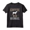 Amante del caffè e dei cani Boerboel Maglietta - Regalo per Allevatori e Amanti dei Cani - Ideale per Natale e Compleanno