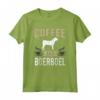 Amante del caffè e dei cani Boerboel Maglietta - Regalo per Allevatori e Amanti dei Cani - Ideale per Natale e Compleanno
