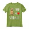 Trovato Mia Anima Gemella Boerboel Maglietta - Design Divertente per Amanti dei Cani - Ideale Regalo per Proprietari di Boerboel