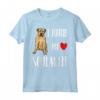 Trovato Mia Anima Gemella Boerboel Maglietta - Design Divertente per Amanti dei Cani - Ideale Regalo per Proprietari di Boerboel