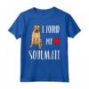 Trovato Mia Anima Gemella Boerboel Maglietta - Design Divertente per Amanti dei Cani - Ideale Regalo per Proprietari di Boerboel