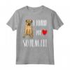 Trovato Mia Anima Gemella Boerboel Maglietta - Design Divertente per Amanti dei Cani - Ideale Regalo per Proprietari di Boerboel