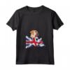 Donna HapTiger Boerboel Maglietta con Collo a V - UK Flag Dog Lover Apparel - Perfect for Canine Enthusiasts