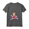 Donna HapTiger Boerboel Maglietta con Collo a V - UK Flag Dog Lover Apparel - Perfect for Canine Enthusiasts