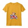 Donna HapTiger Boerboel Maglietta con Collo a V - UK Flag Dog Lover Apparel - Perfect for Canine Enthusiasts