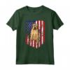 American Flag Boerboel 4 Luglio Maglietta - Ideale per Amanti dei Cani e Festeggiare l'America
