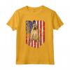 American Flag Boerboel 4 Luglio Maglietta - Ideale per Amanti dei Cani e Festeggiare l'America