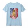 American Flag Boerboel 4 Luglio Maglietta - Ideale per Amanti dei Cani e Festeggiare l'America