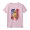 American Flag Boerboel 4 Luglio Maglietta - Ideale per Amanti dei Cani e Festeggiare l'America
