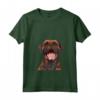 Donna Boerboel Cartoon Artwork Maglietta con Collo a V - Ideale per gli Amanti dei Cani Boerboel