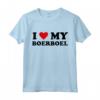 I Heart Dog Dad Mom - I Love Boerboel Maglietta - Abbigliamento divertente per amanti dei cani Boerboel