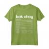 Funny Bok Choy Nutrition Facts - Divertente Maglietta Natale del Ringraziamento - Outfit Coordinato per Vacanze e Festività