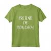 Pretend I'm Bok Choy - Divertente Maglietta Costume per la Festa di Halloween - Unica Opzione per Uomini, Donne e Bambini
