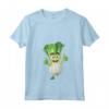 Donna Bok Choy Maglietta con Collo a V - Design Frutta e Verdura - Ideale per Chef e Amanti della Cucina
