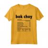 Bok Choy Nutrition Divertente Ringraziamento Cibo di Natale Maglietta - Ideale come Costume Lazy - Regalo divertente per gli amanti del cibo asiatico
