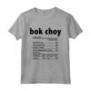 Bok Choy Nutrition Divertente Ringraziamento Cibo di Natale Maglietta - Ideale come Costume Lazy - Regalo divertente per gli amanti del cibo asiatico