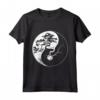 Regalo Zen Buddista Giapponese Yin Yang Bonsai Tree Maglietta - Design Calligrafico Originale - Ideale per Praticanti di Yoga e Meditazione