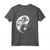 Regalo Zen Buddista Giapponese Yin Yang Bonsai Tree Maglietta - Design Calligrafico Originale - Ideale per Praticanti di Yoga e Meditazione
