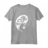 Regalo Zen Buddista Giapponese Yin Yang Bonsai Tree Maglietta - Design Calligrafico Originale - Ideale per Praticanti di Yoga e Meditazione