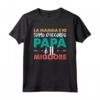 Festa Del Papà Migliore Del Mondo Figlia Figlio Padre Maglietta - Ideale per Compleanno o Regalo Festa del Papà