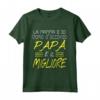 Festa del Papà Migliore del Mondo - Maglietta Personalizzata per Padre e Figlia - Ideale per Regalo Unico