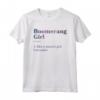 Ragazza Boomerang Maglietta - Design Vintage per Amanti del Boomerang - Acquista Online
