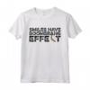 Smiles Have Boomerang Effect - Maglietta Player per Sport Tiro - Design Boomerang per Regali di Natale o Compleanno