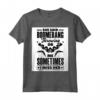 Mangiare il Sonno Boomerang - Ripetere Boomerang Lanciatore - Maglietta Sport per Giocatori di Boomerang - Regalo Natale o Compleanno