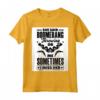 Mangiare il Sonno Boomerang - Ripetere Boomerang Lanciatore - Maglietta Sport per Giocatori di Boomerang - Regalo Natale o Compleanno