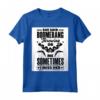 Mangiare il Sonno Boomerang - Ripetere Boomerang Lanciatore - Maglietta Sport per Giocatori di Boomerang - Regalo Natale o Compleanno
