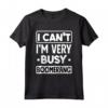 Non Posso Essere Molto Impegnato - T-shirt Player Boomerang Sports - Regalo Originale per Giocatori di Boomerang