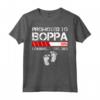 Promoted To Boppa Est 2023 For Men - Funny New Grandpa T-shirt Vintage Design - Perfect Gift for Soon-to-Be Grandfather 2023