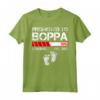 Promoted To Boppa Est 2023 For Men - Funny New Grandpa T-shirt Vintage Design - Perfect Gift for Soon-to-Be Grandfather 2023
