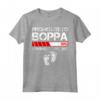 Promoted To Boppa Est 2023 For Men - Funny New Grandpa T-shirt Vintage Design - Perfect Gift for Soon-to-Be Grandfather 2023