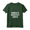 Donna World's Greatest Boppa - Funny Family Maglietta con Collo a V - Ideale per il Father's Day - Regalo divertente per il Boppa