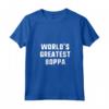 Donna World's Greatest Boppa - Funny Family Maglietta con Collo a V - Ideale per il Father's Day - Regalo divertente per il Boppa