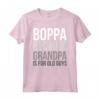 Boppa: Perché il Nonno è per i Vecchi Ragazzi - Maglietta Divertente per Nonno - Regalo per Natale o Compleanno dei Migliori Nonni
