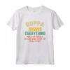 Boppa Knows Everything Vintage Father's Day Funny Maglietta - Unique Gift for Grandpa - Retro Humor Apparel