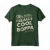 Cool Boppa Nonno - Maglietta per Orgogliosi Nonni - Regalo Ideale per la Festa del Papà o Compleanni