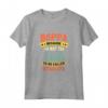 Boppa Because I'm Too Cool To Be Called Grandpa Father's Day Maglietta - Funny Gift for Dad